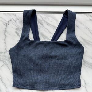 ALO Navy Blue Sports Bra